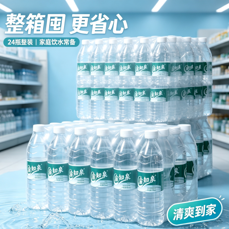 渝知泉550ml瓶装山泉整箱——会议活动用水（图2）